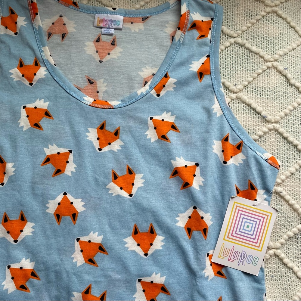 Lularoe fox tank top